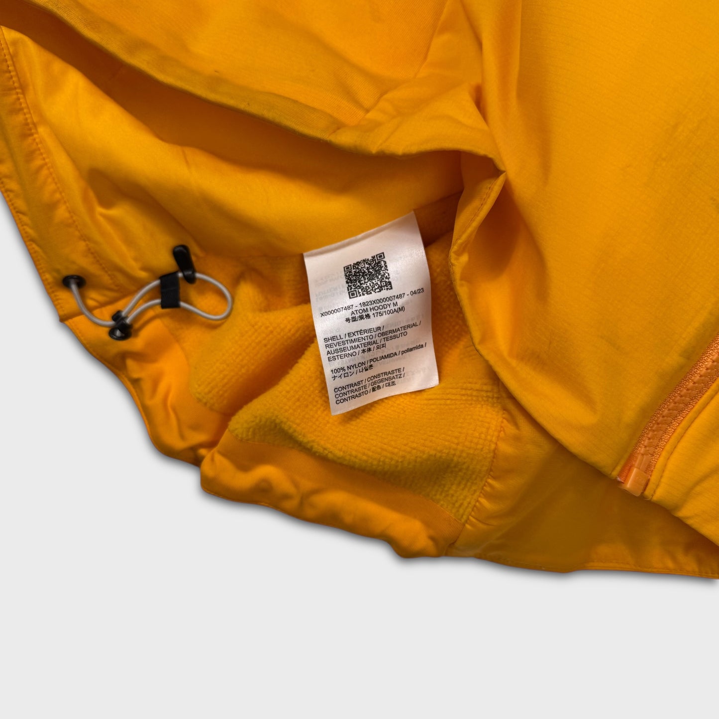 Arc’teryx Yellow Atom SL Jacket M