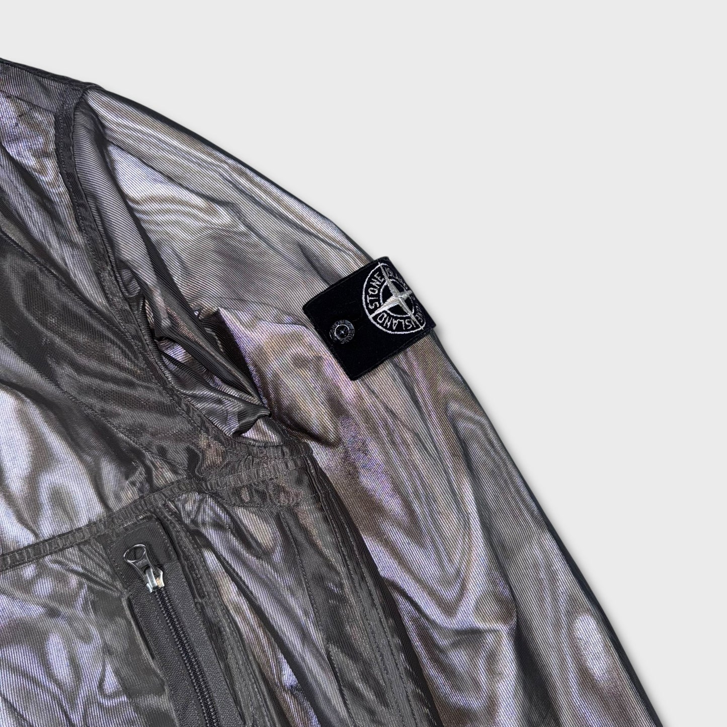 Stone Island Special Process 2007 Mesh Reflective Jacket XL