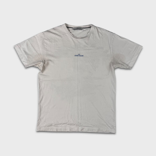 Stone Island White Graphic T-Shirt XL