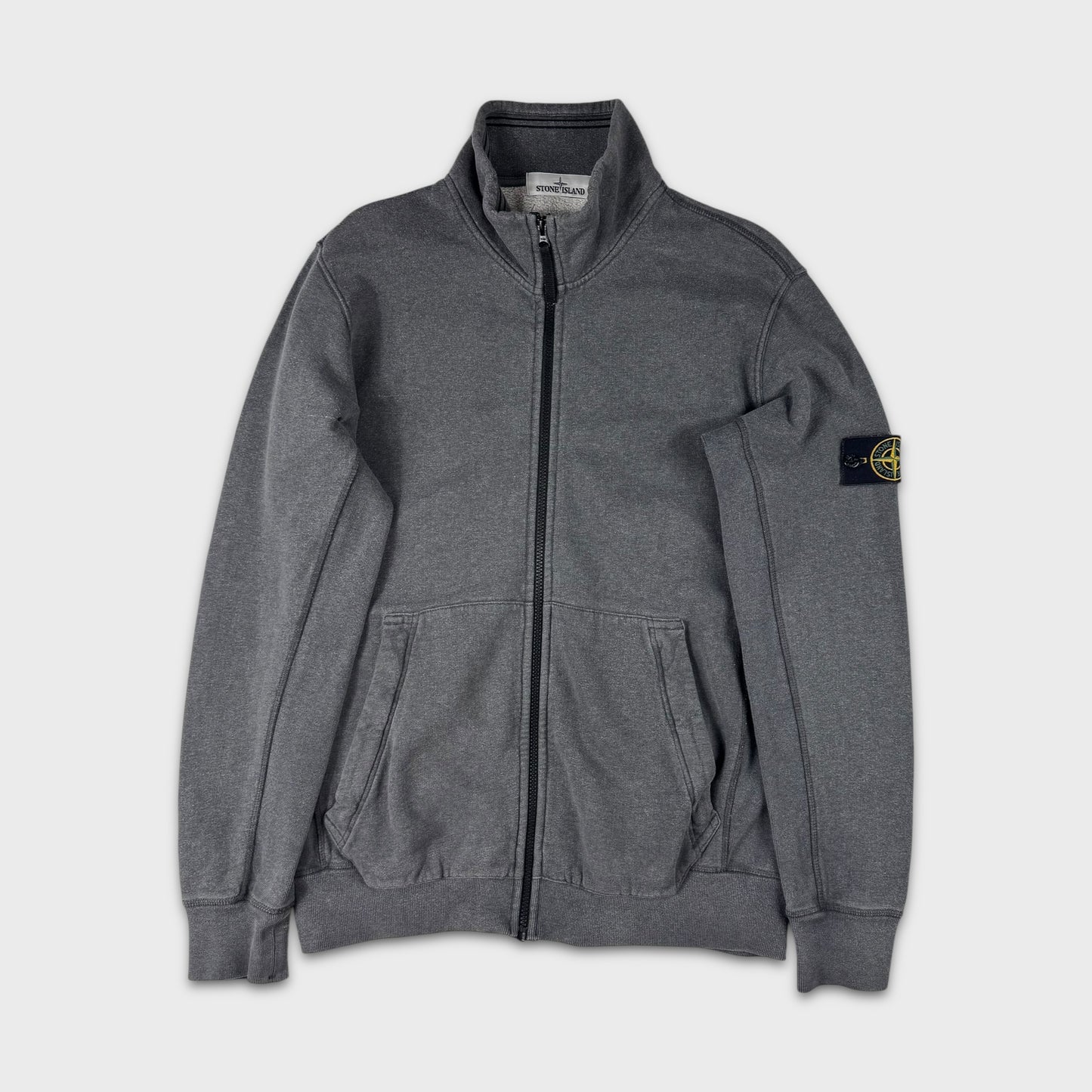 Stone Island Charcoal Zip Sweatshirt XL