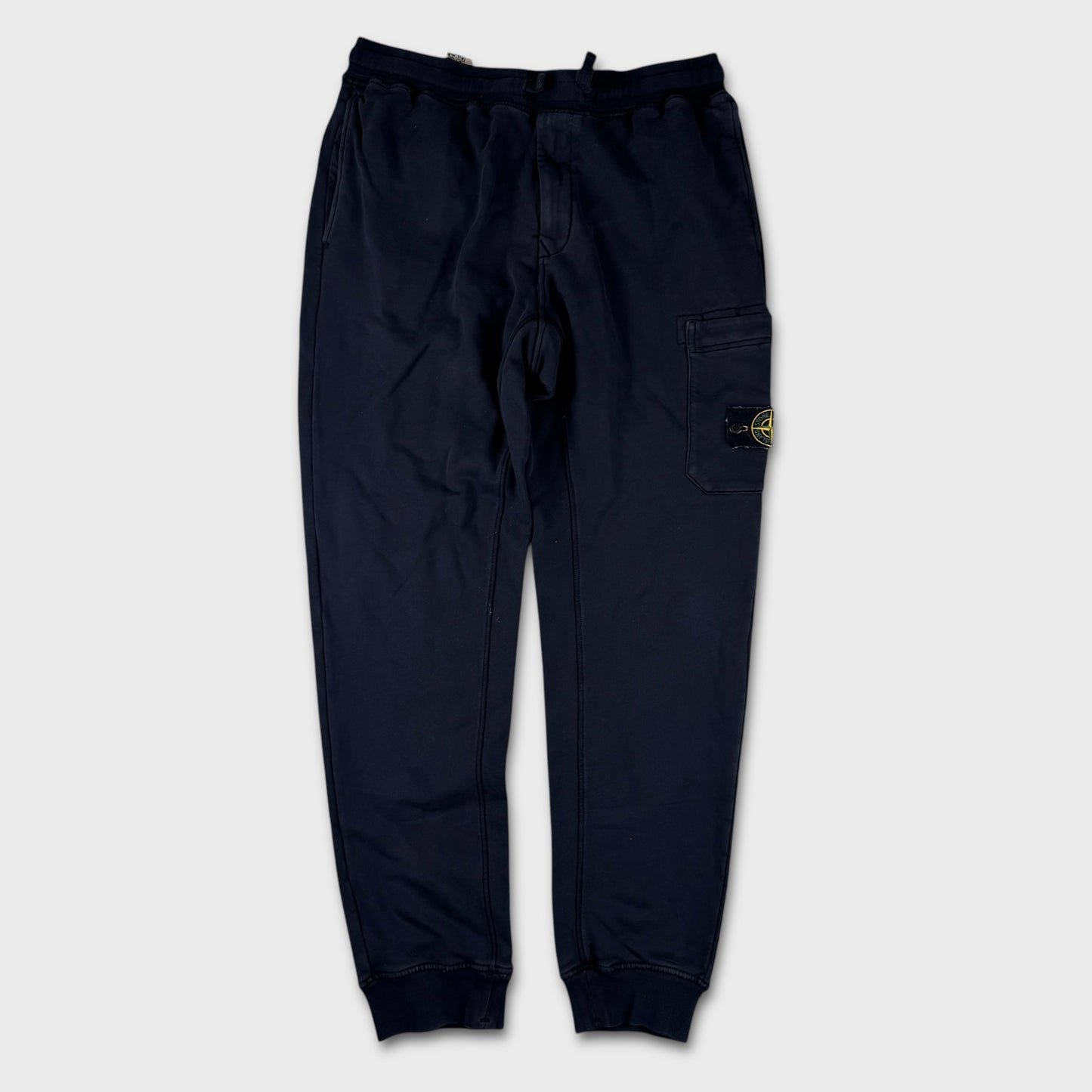 Stone Island Navy Badge Joggers XL