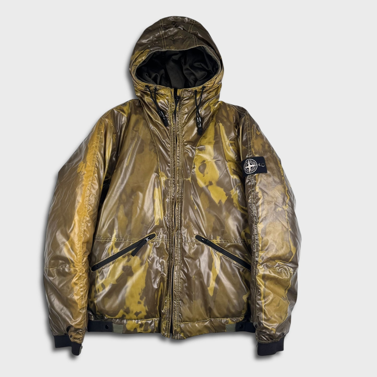 Stone Island ‘Ice Jacket’ Down Yellow / Brown M