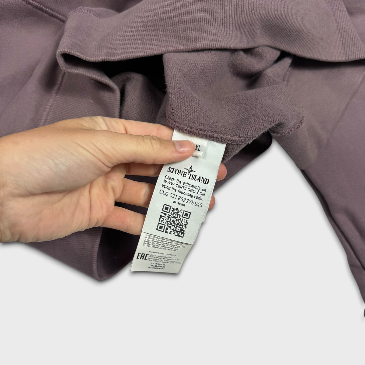 Stone Island Muave Crewneck Sweatshirt XL