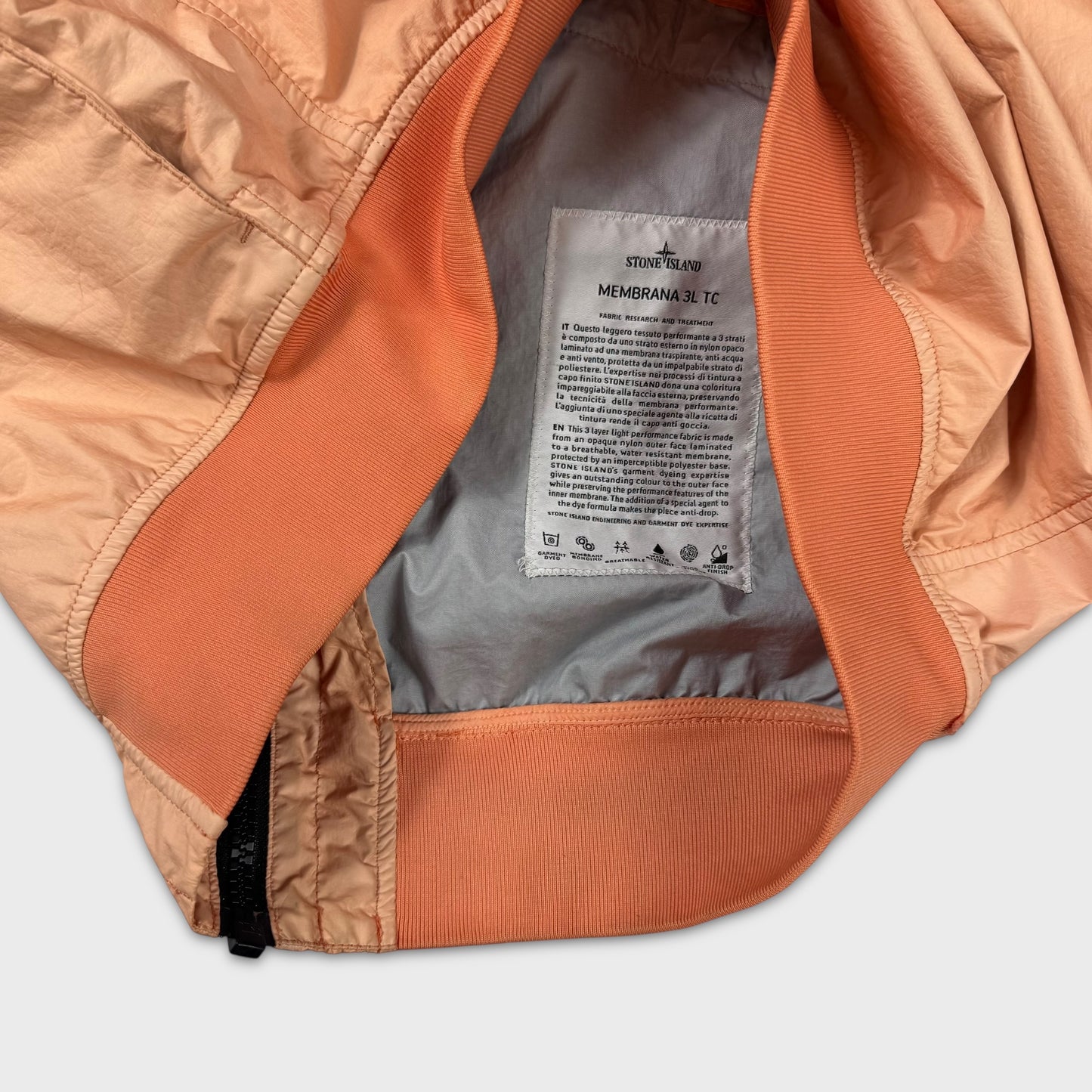 Stone Island Peach Membrana 3L TC Jacket L