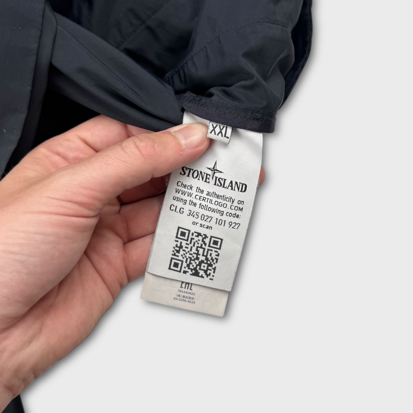 Stone Island Navy Micro Reps Jacket XXL