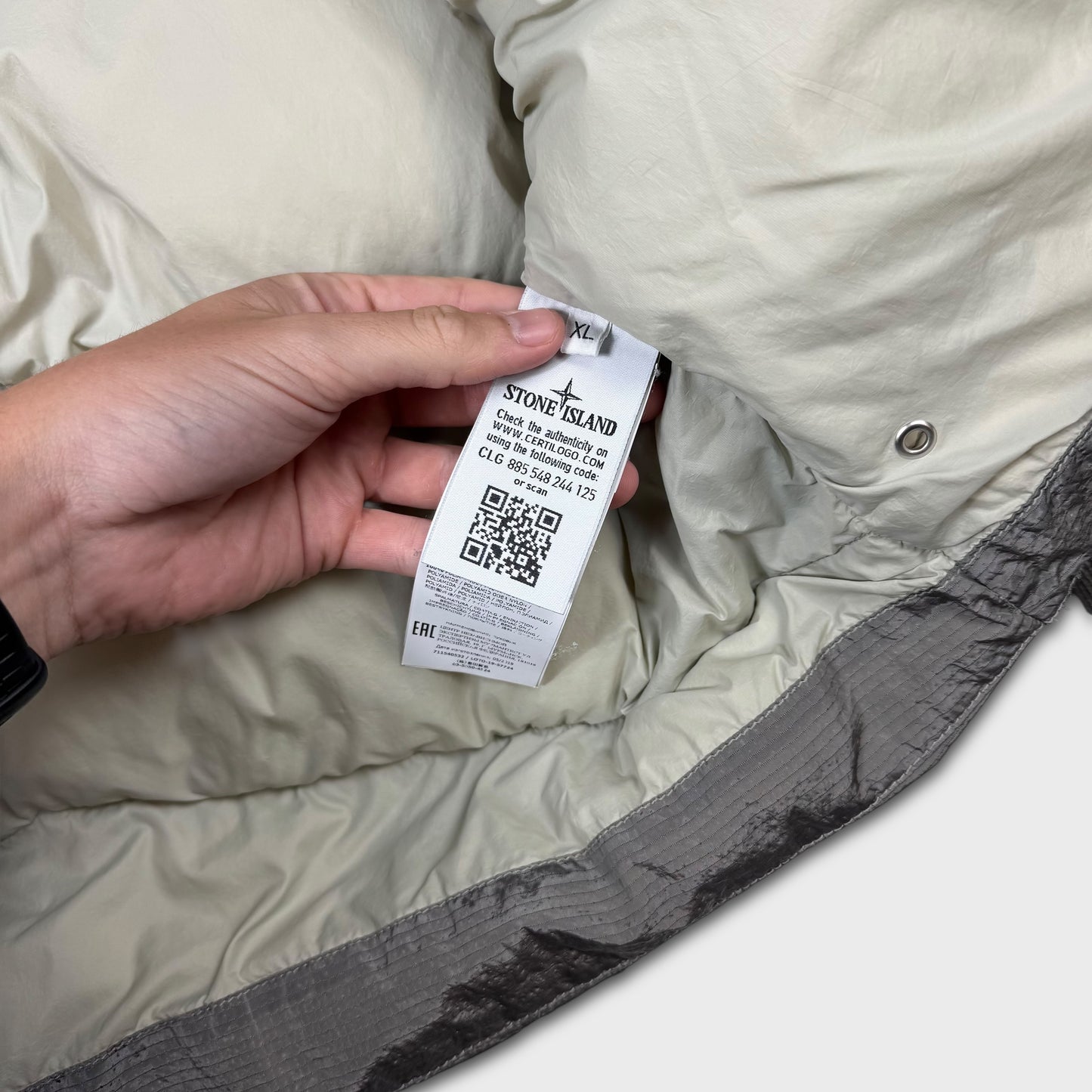 Stone Island Nylon Metal Watro Ripstop Down-TC Jacket XL