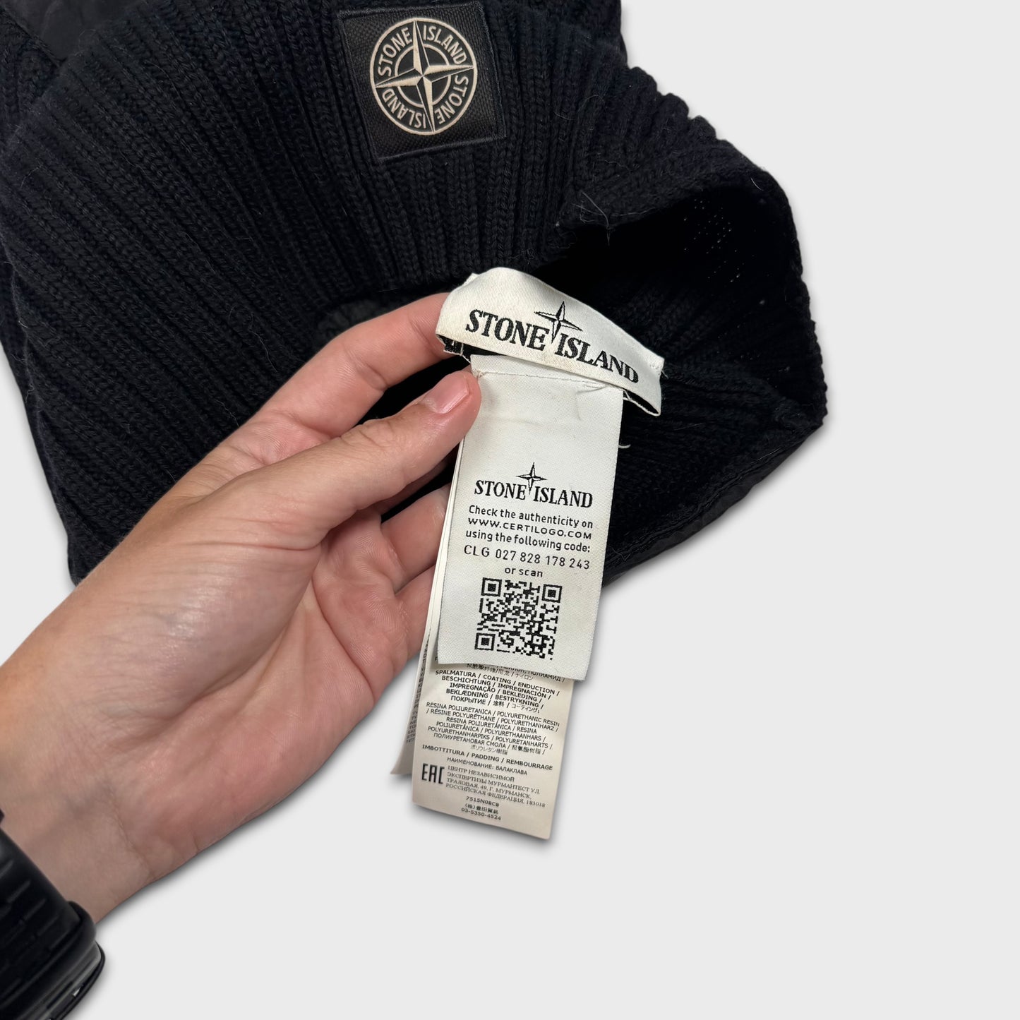 Stone Island Wool Balaclava OS