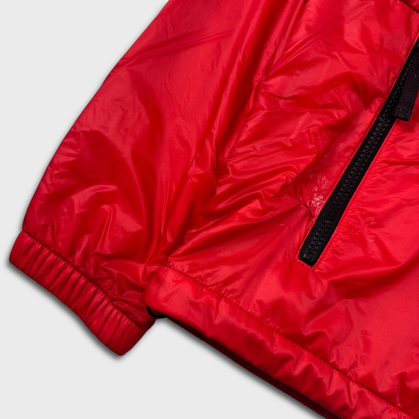 Stone Island Red Micro Ripstop Quilted Jacket XL