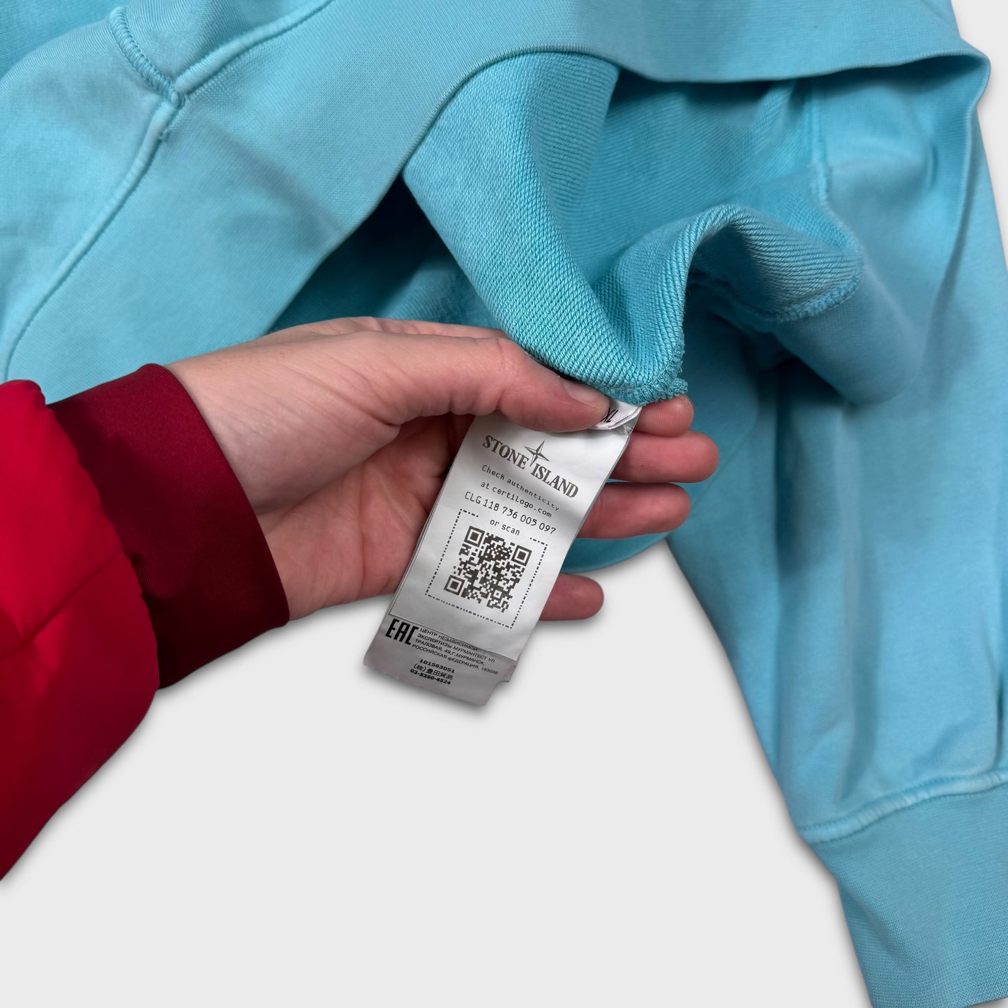 Stone Island Baby Blue Crewneck XL