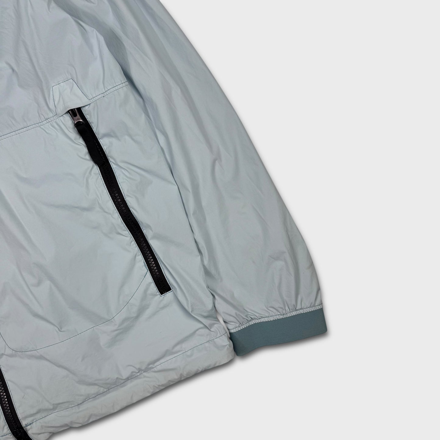 Stone Island Sky Blue Skin Touch Nylon-TC Jacket L