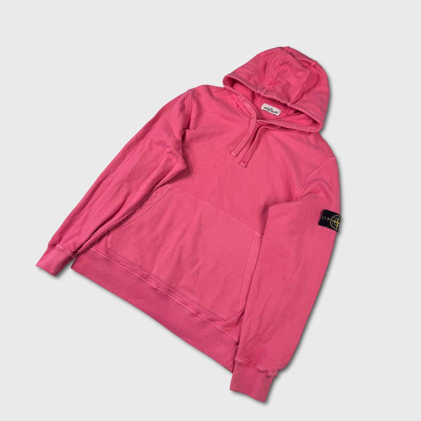 Stone Island Hot Pink Pullover Hoodie XL