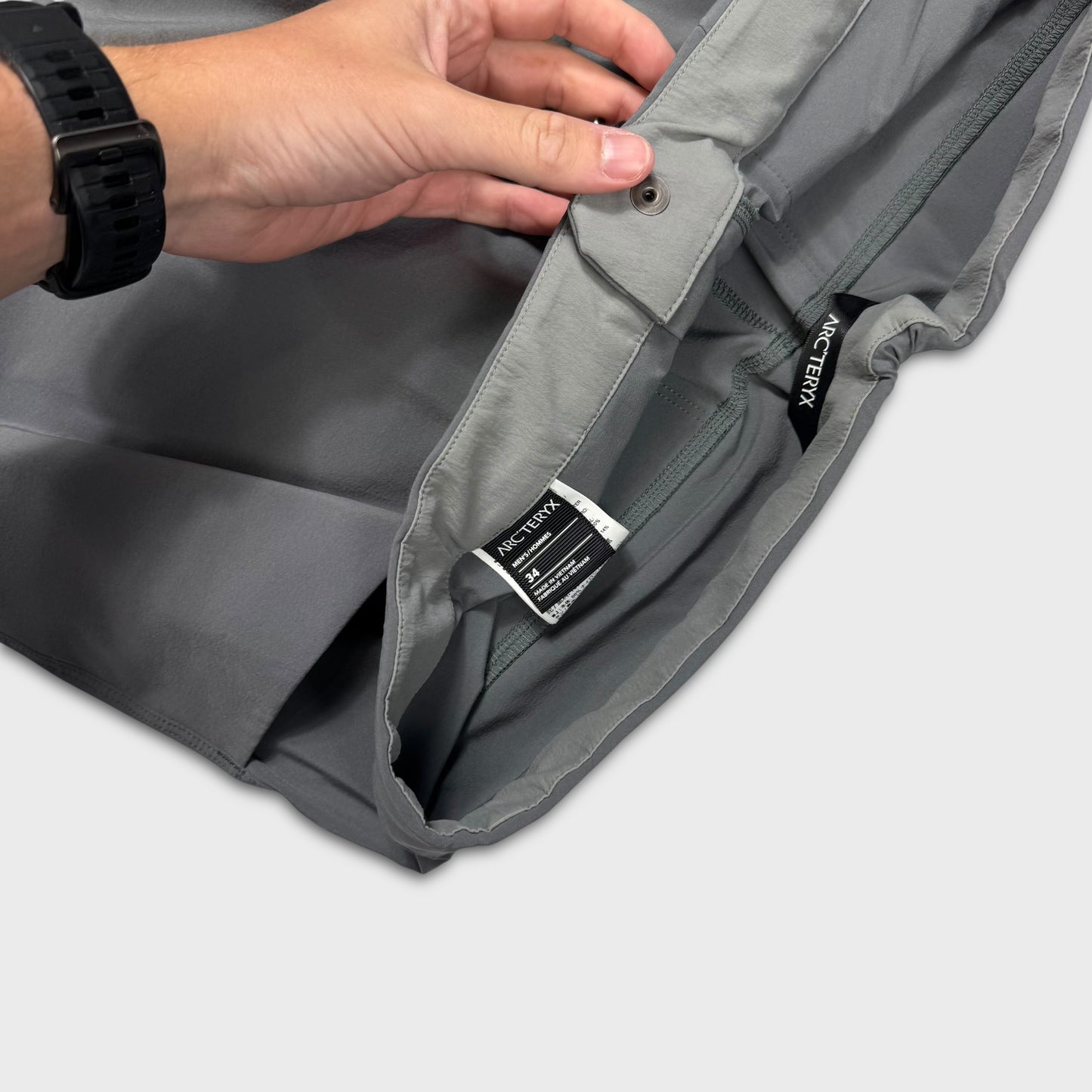 Arc’teryx Grey Gamma Shell Shorts W34