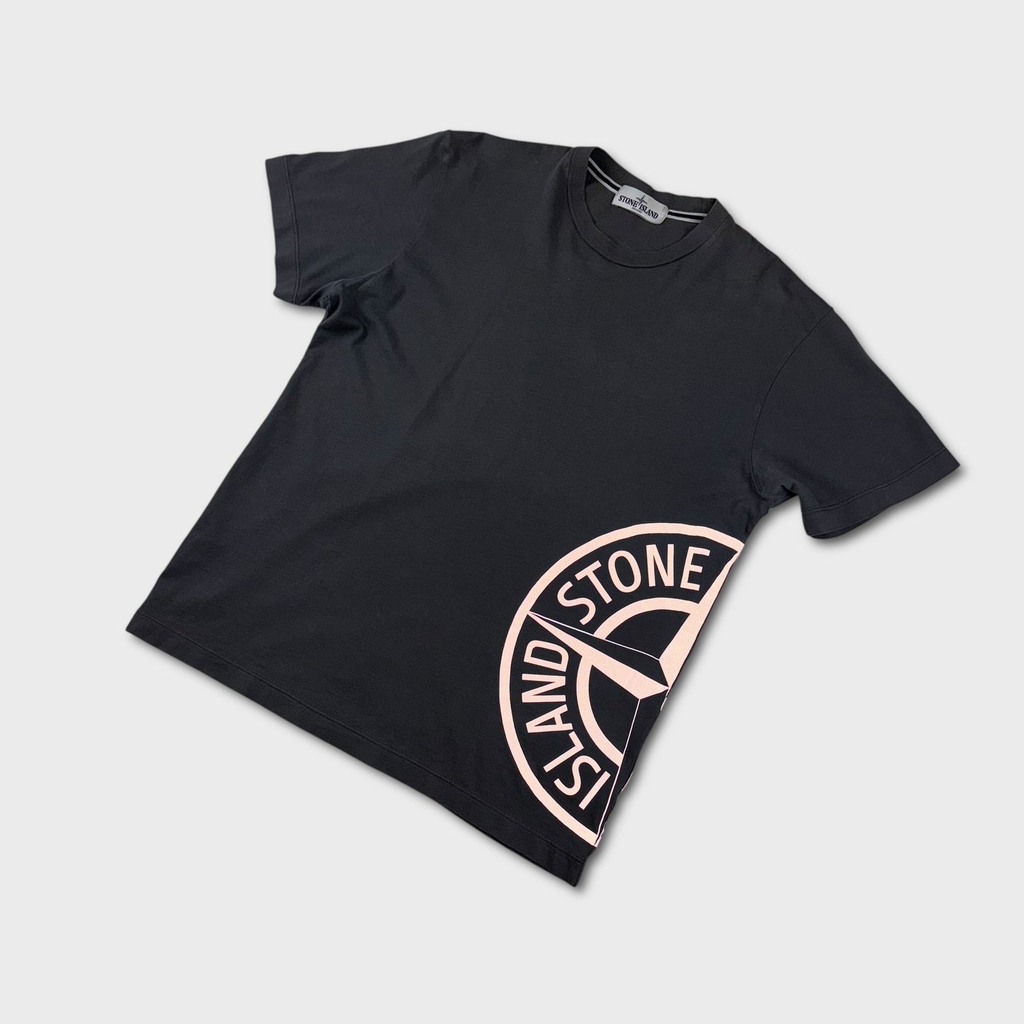 Stone Island Charcoal Reflective T-Shirt L