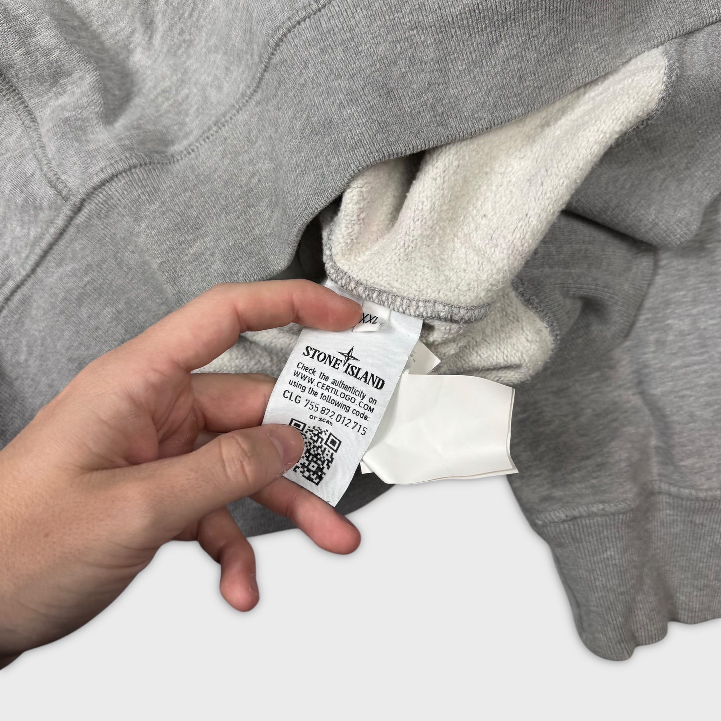 Stone Island Grey Crewneck Sweatshirt XXL