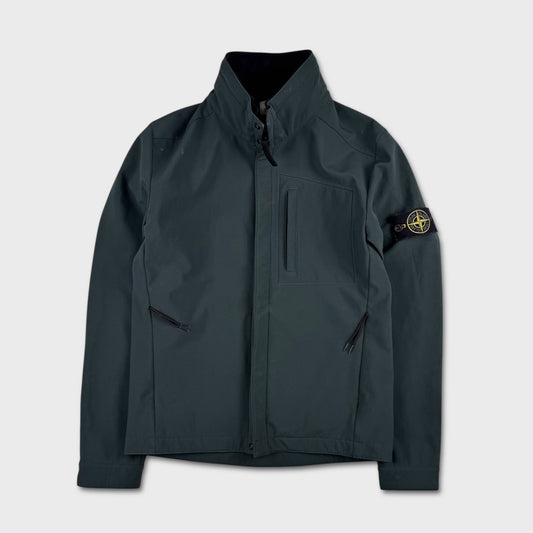 Stone Island Petrol Green Soft Shell-R Jacket S