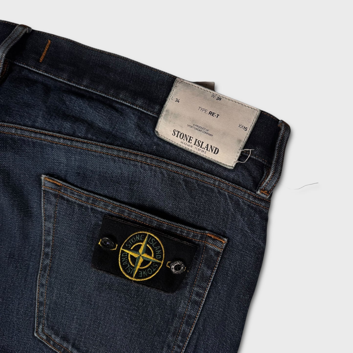 Stone Island Dark Blue Denim Jeans W38