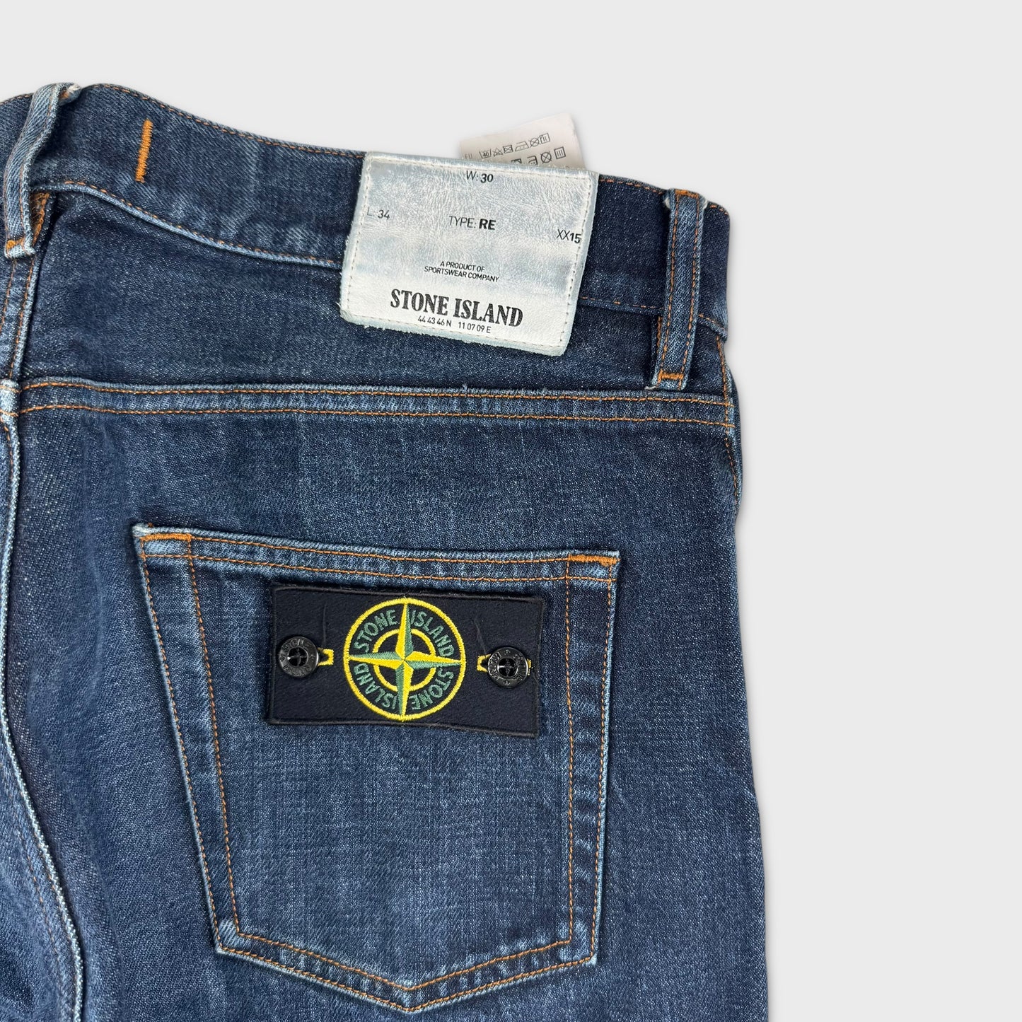 Stone Island Blue Denim Jeans W30