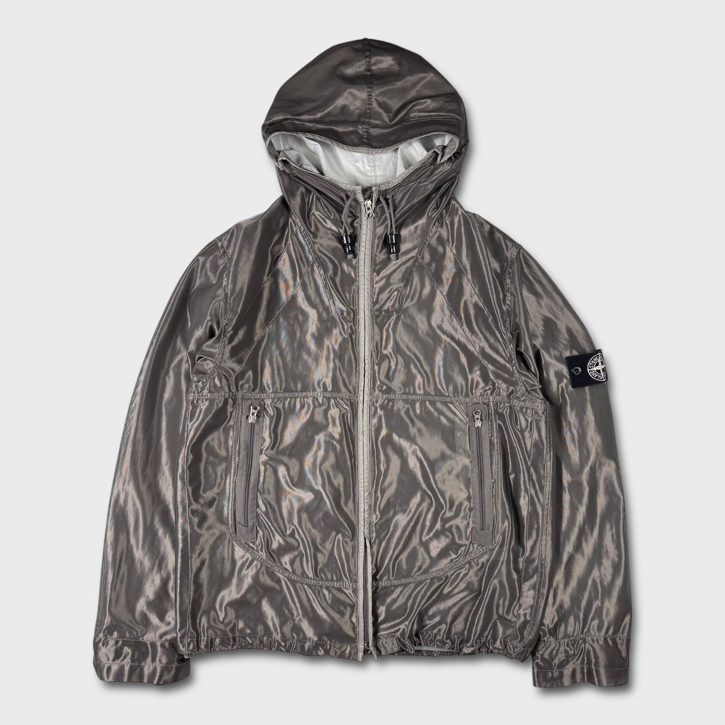Stone Island Special Process 2007 Mesh Reflective Jacket XL