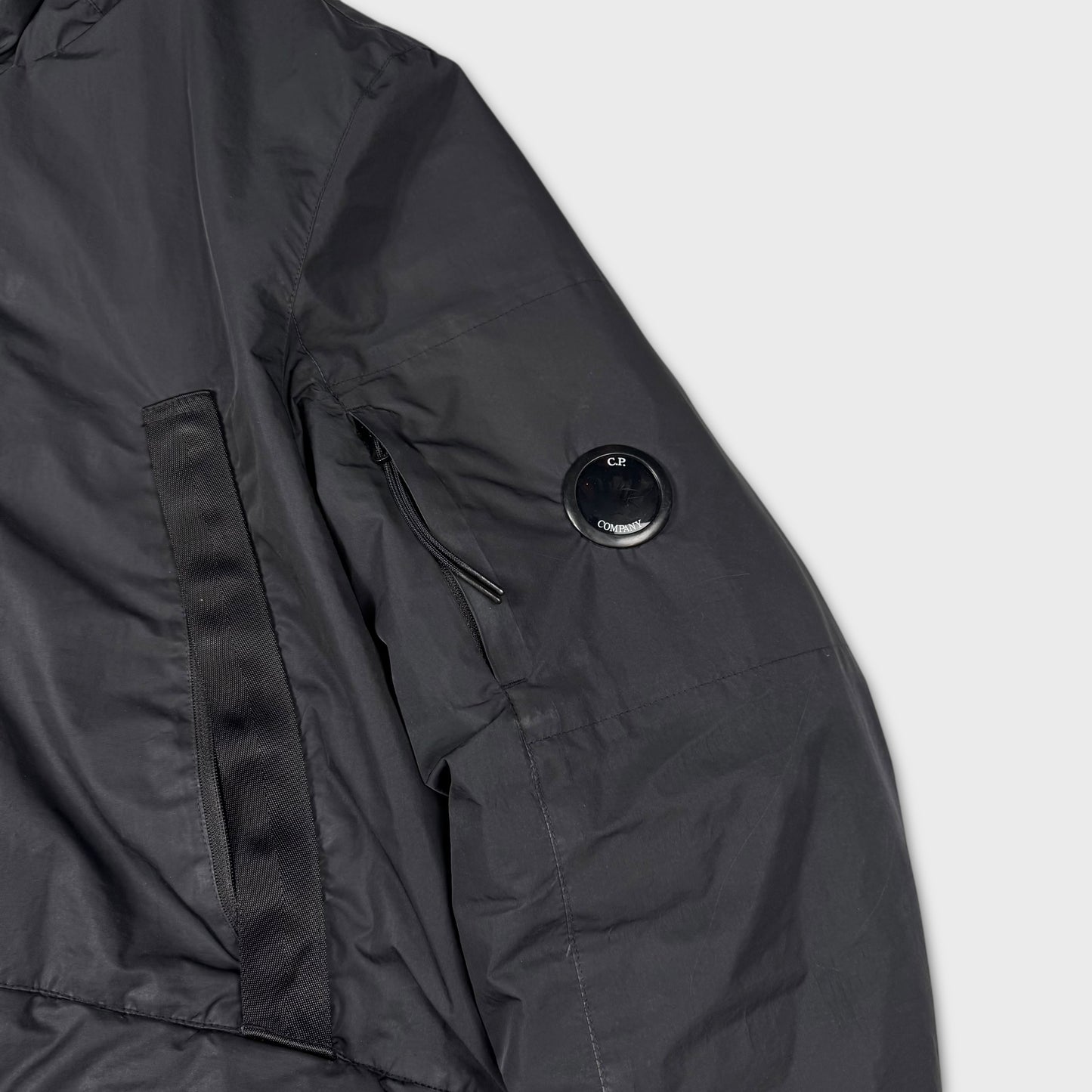 CP Company Black Micro-M Weather-Resistant Padded Parka Jacket L