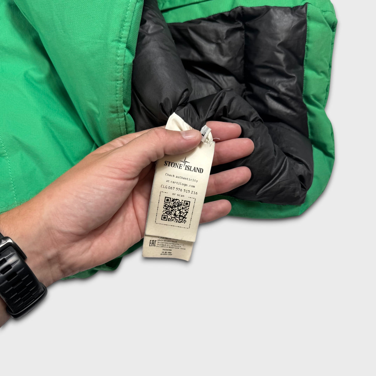 Stone Island Ripstop Goretex Technology Down Jacket L