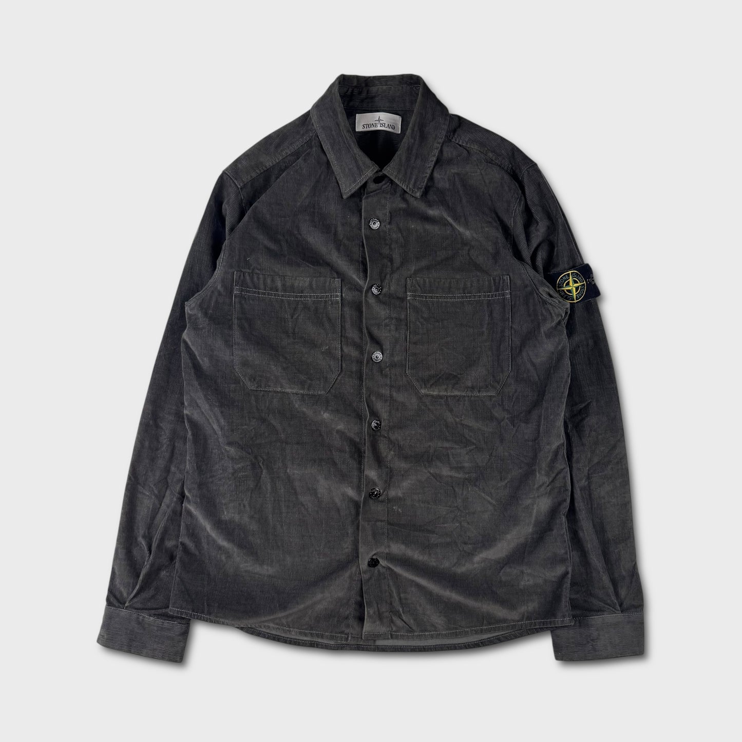 Stone Island Fine Corduroy Badge Overshirt M