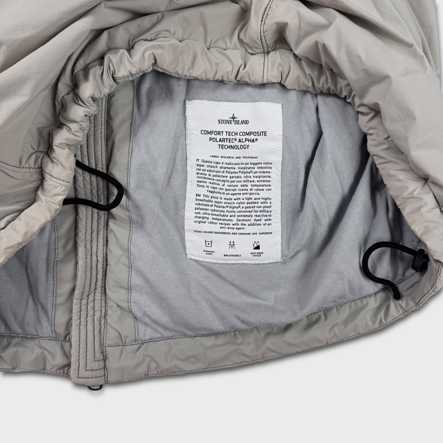 Stone Island Comfort Tech Composite Polartec Alpha Technology Jacket M