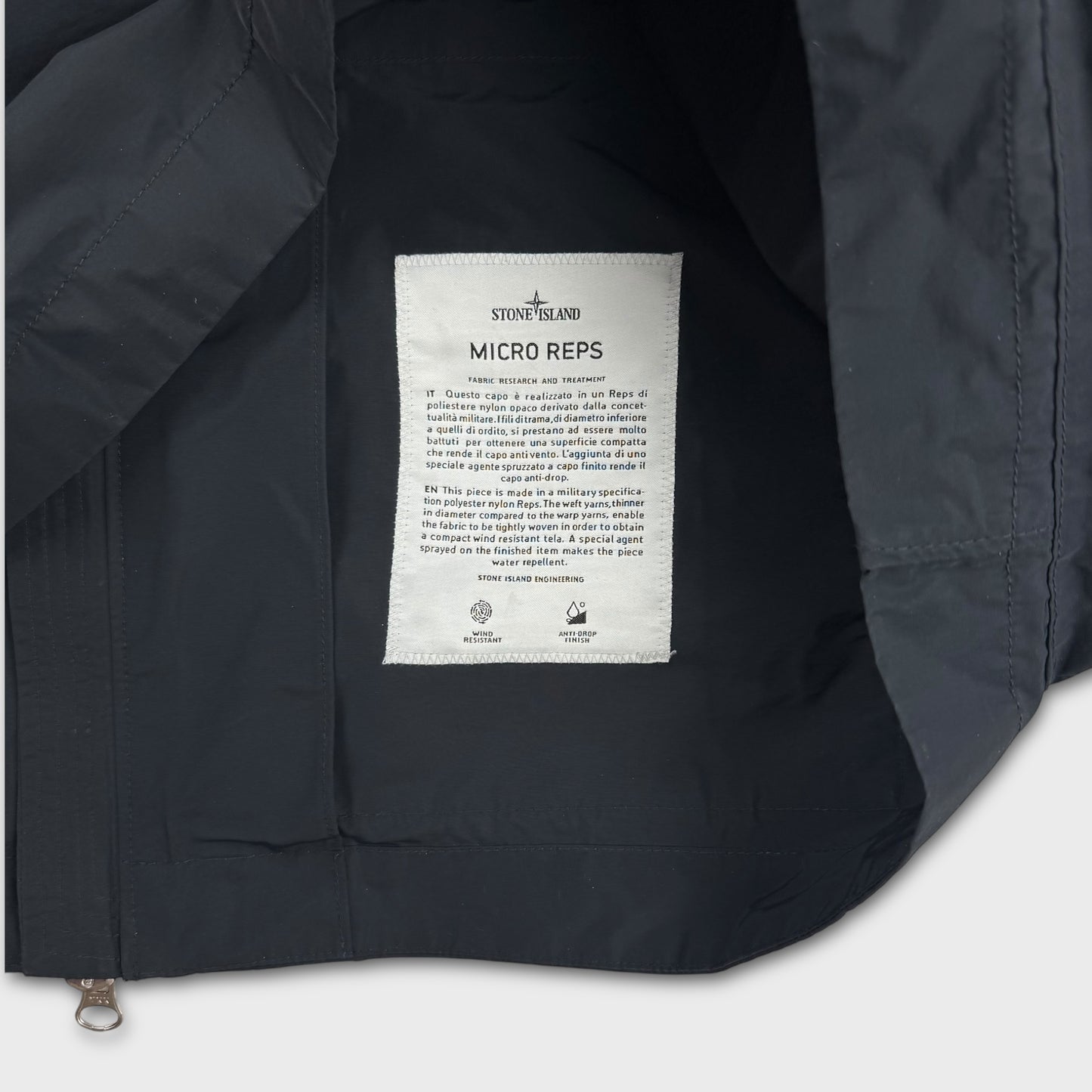 Stone Island Navy Micro Reps Jacket XXL