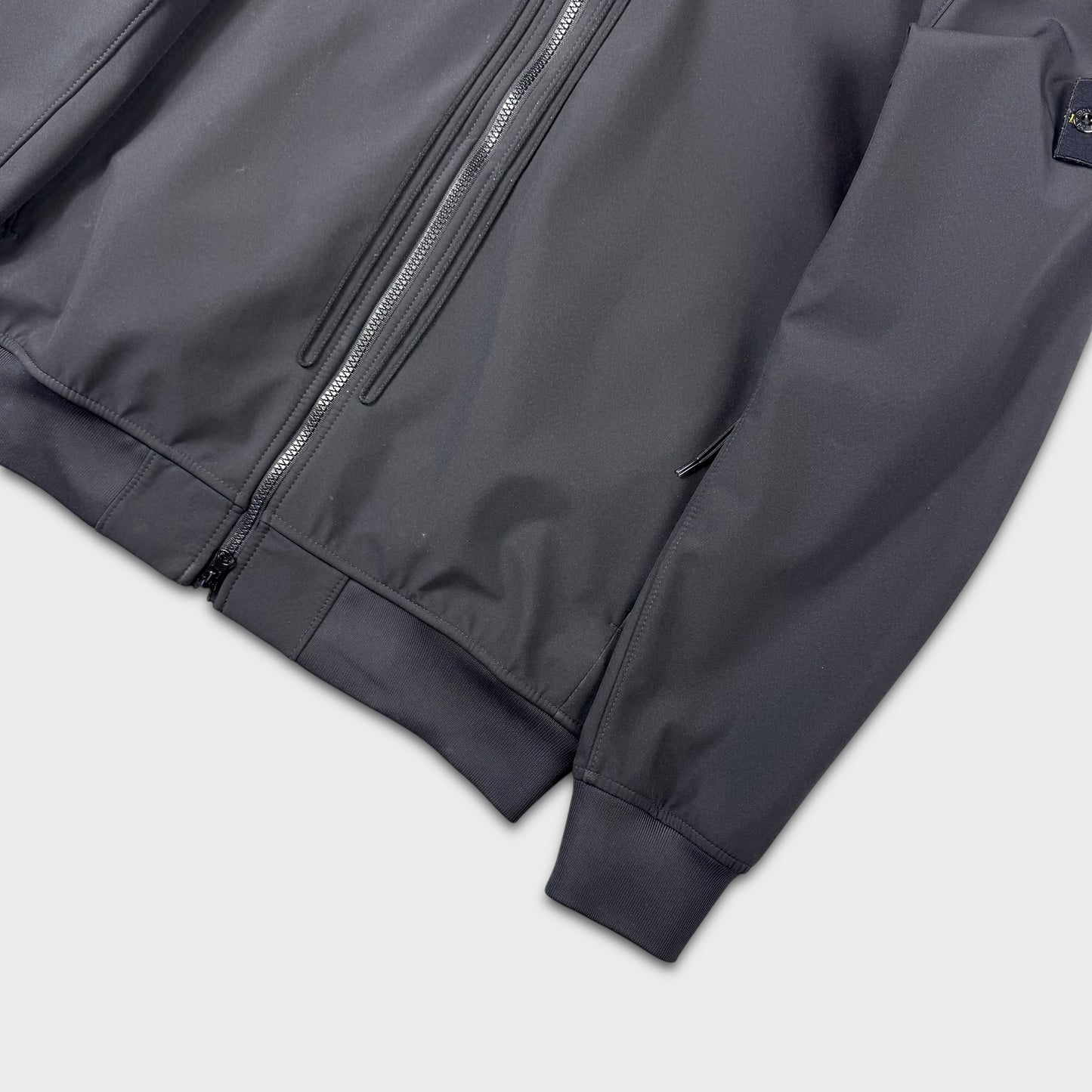 Stone Island Black e-Dye Soft Shell-R Jacket L