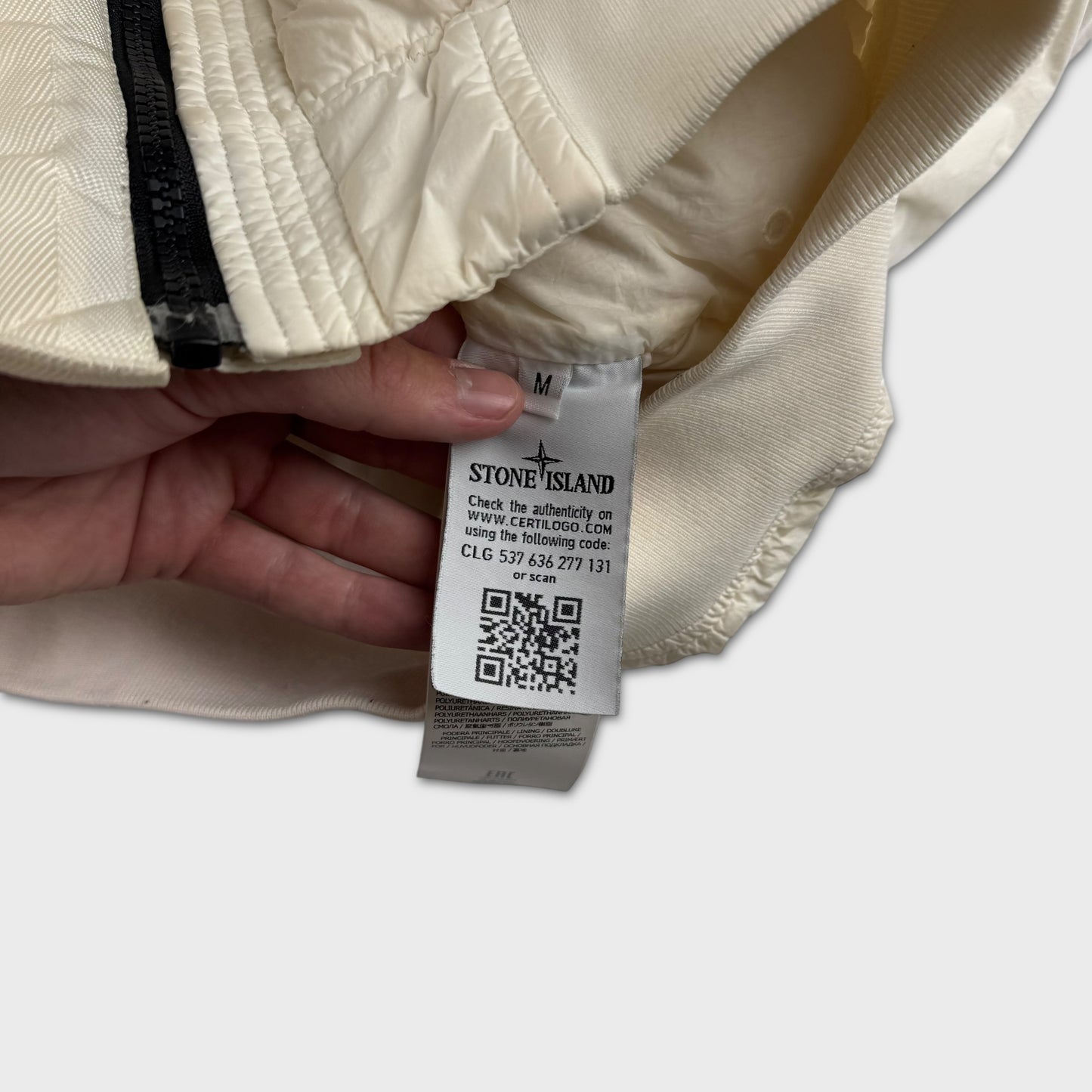 Stone Island Garment Dyed Crinkle Reps Down Jacket M