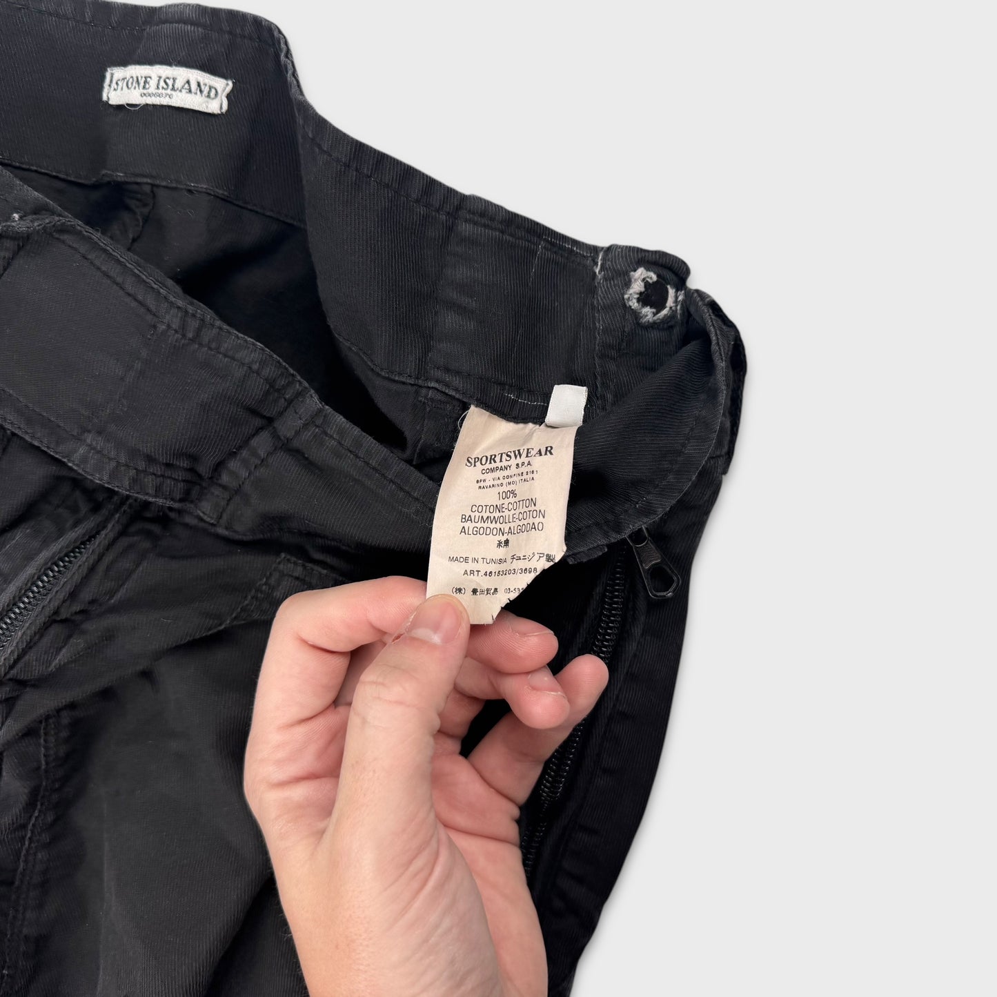 Stone Island 2007 Parachute Cargo Pants W34