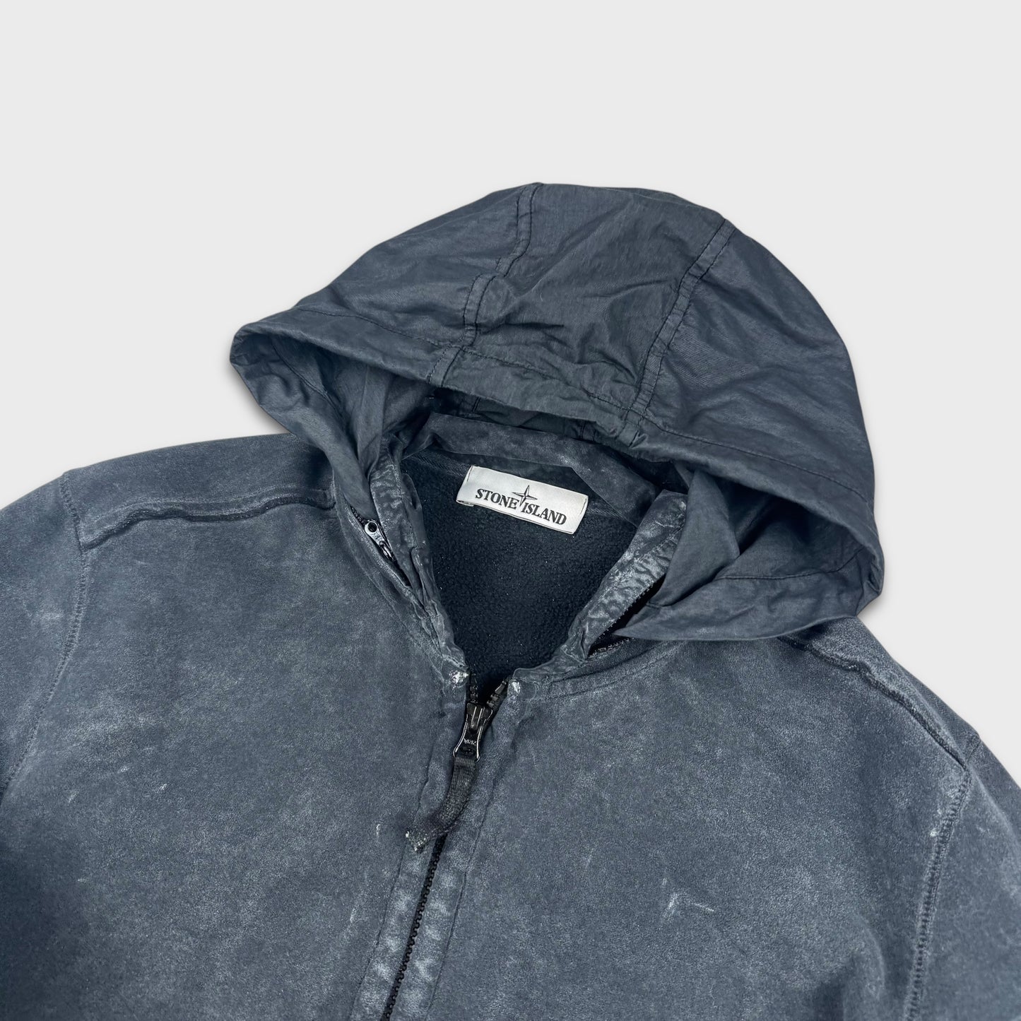 Stone Island Frost Zip Up Hoodie L