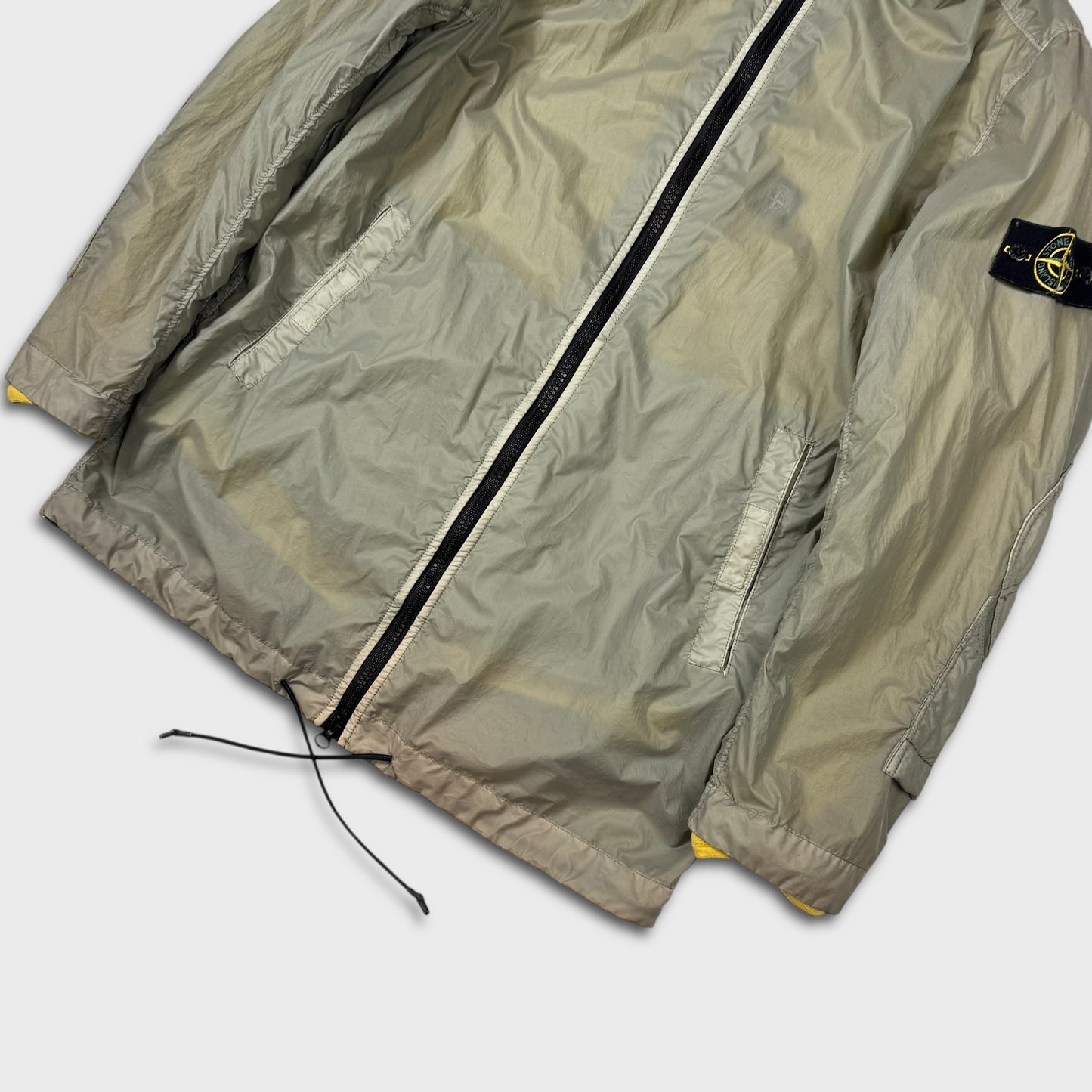 Stone Island Lamy Velour Parka Jacket w/ Fleece Liner L