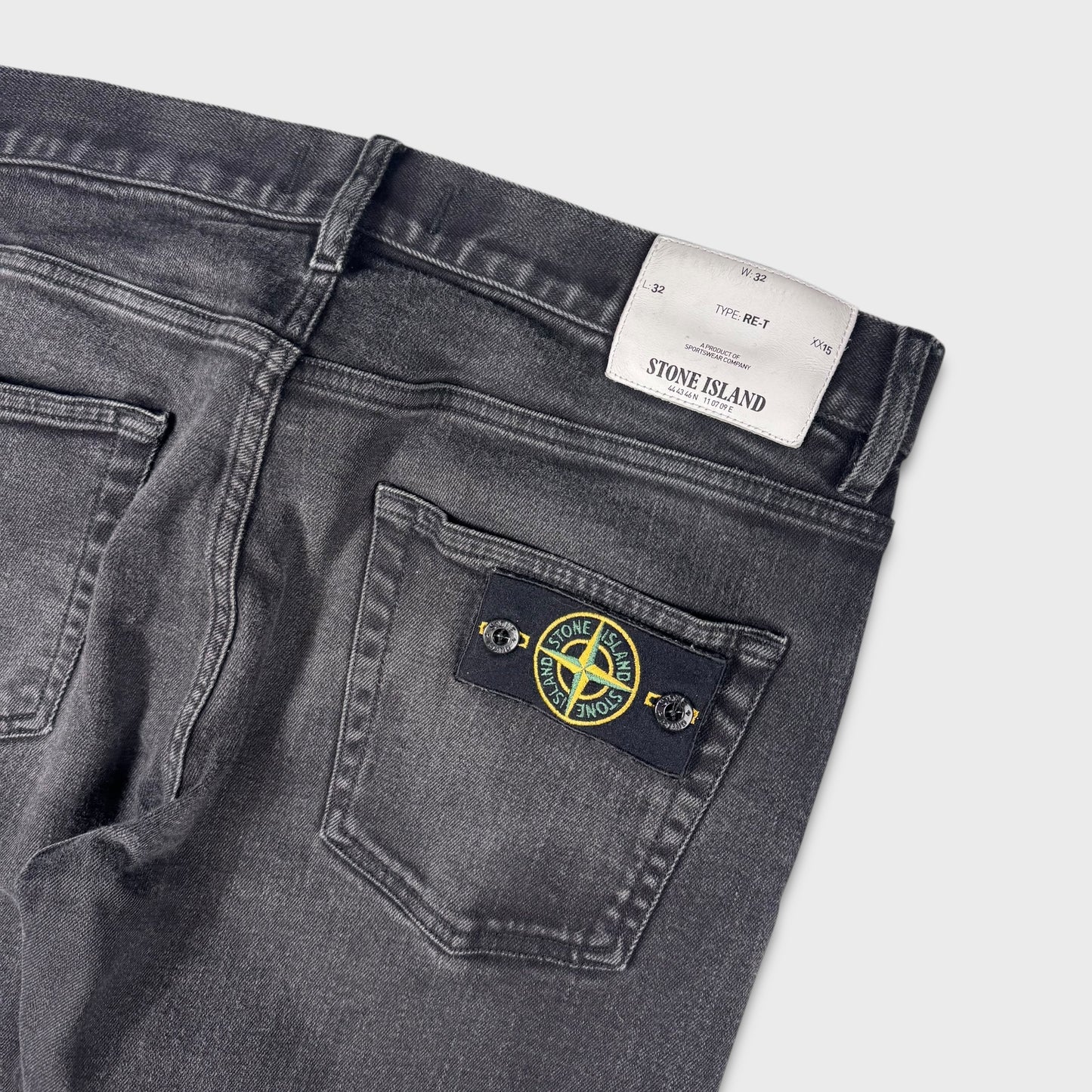 Stone Island Charcoal Denim Jeans W32