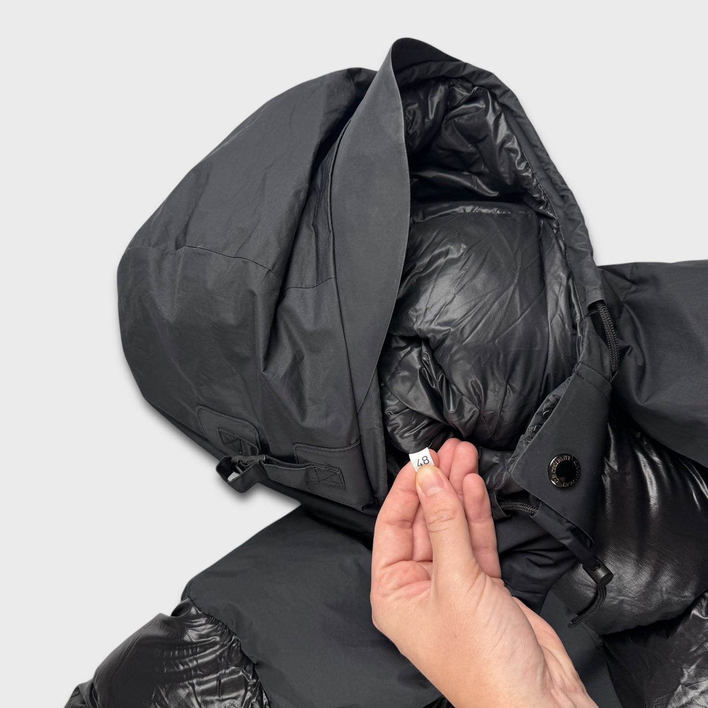 CP Company Black DD Shell Puffer Jacket M
