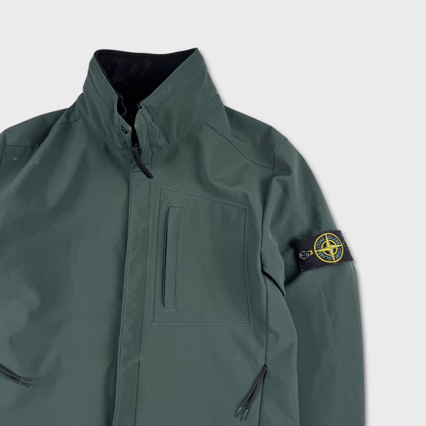Stone Island Petrol Green Soft Shell-R Jacket S