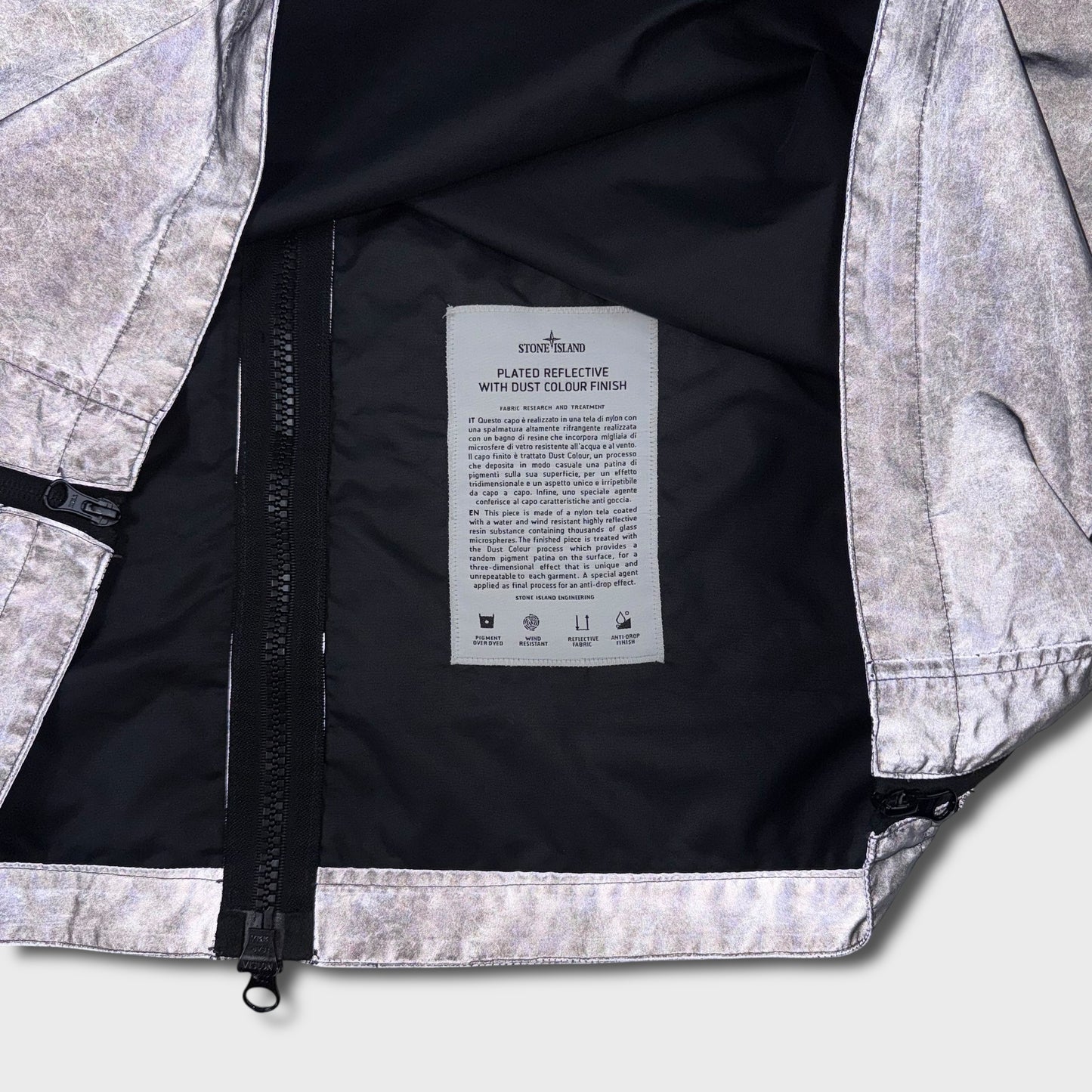 Stone Island Plated Reflective Special Process Parka Jacket XXL