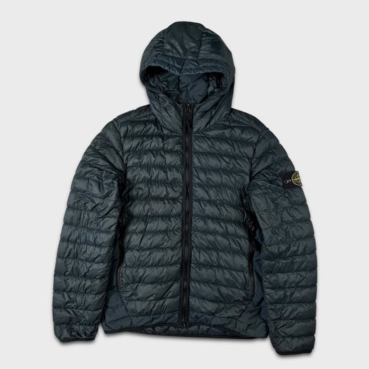 Stone Island Garment Dyed Micro Yarn Down Jacket L