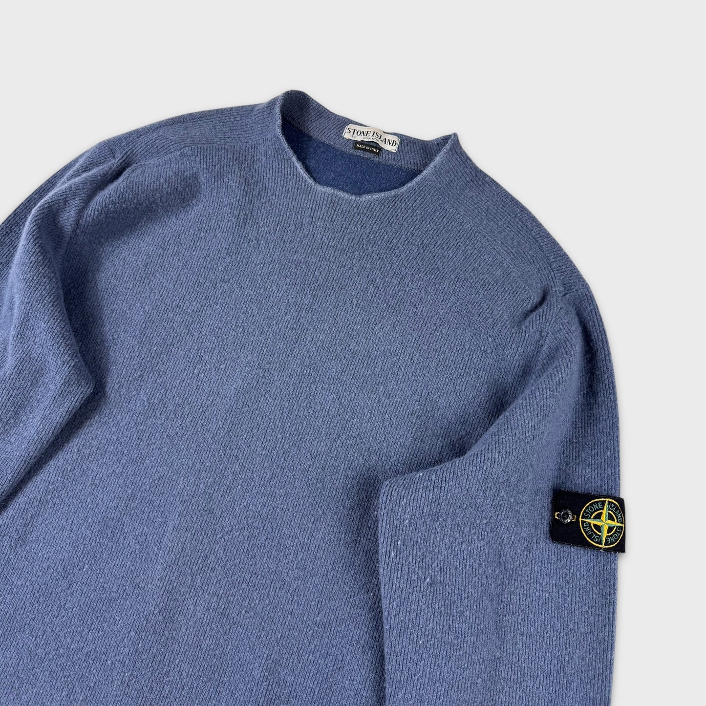 Stone Island 2000’s Ribbed Knit Jumper XXL