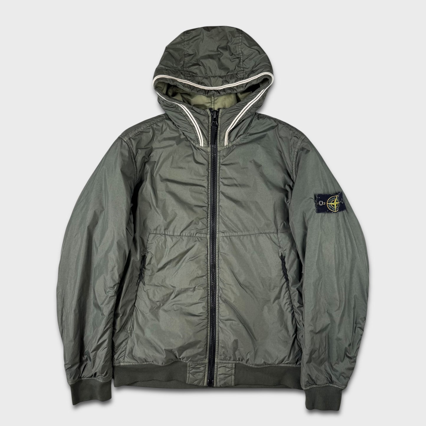 Stone Island Garment Dyed Crinkle Reps NY Primaloft Jacket L