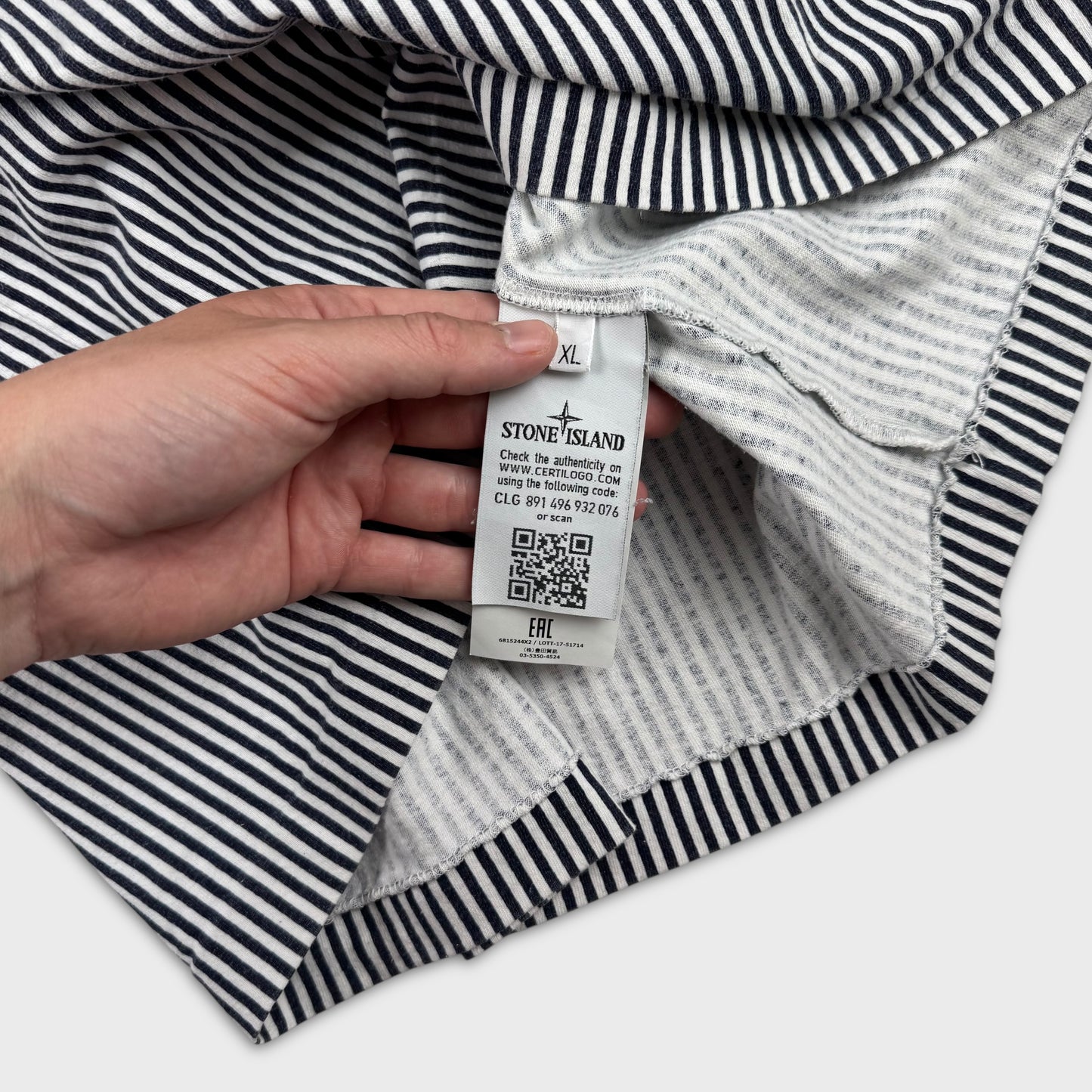 Stone Island Marina Stripe T-Shirt XL