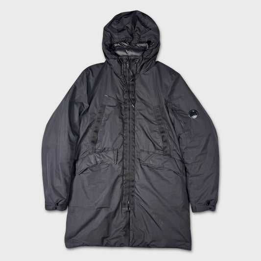 CP Company Black Micro-M Weather-Resistant Padded Parka Jacket L