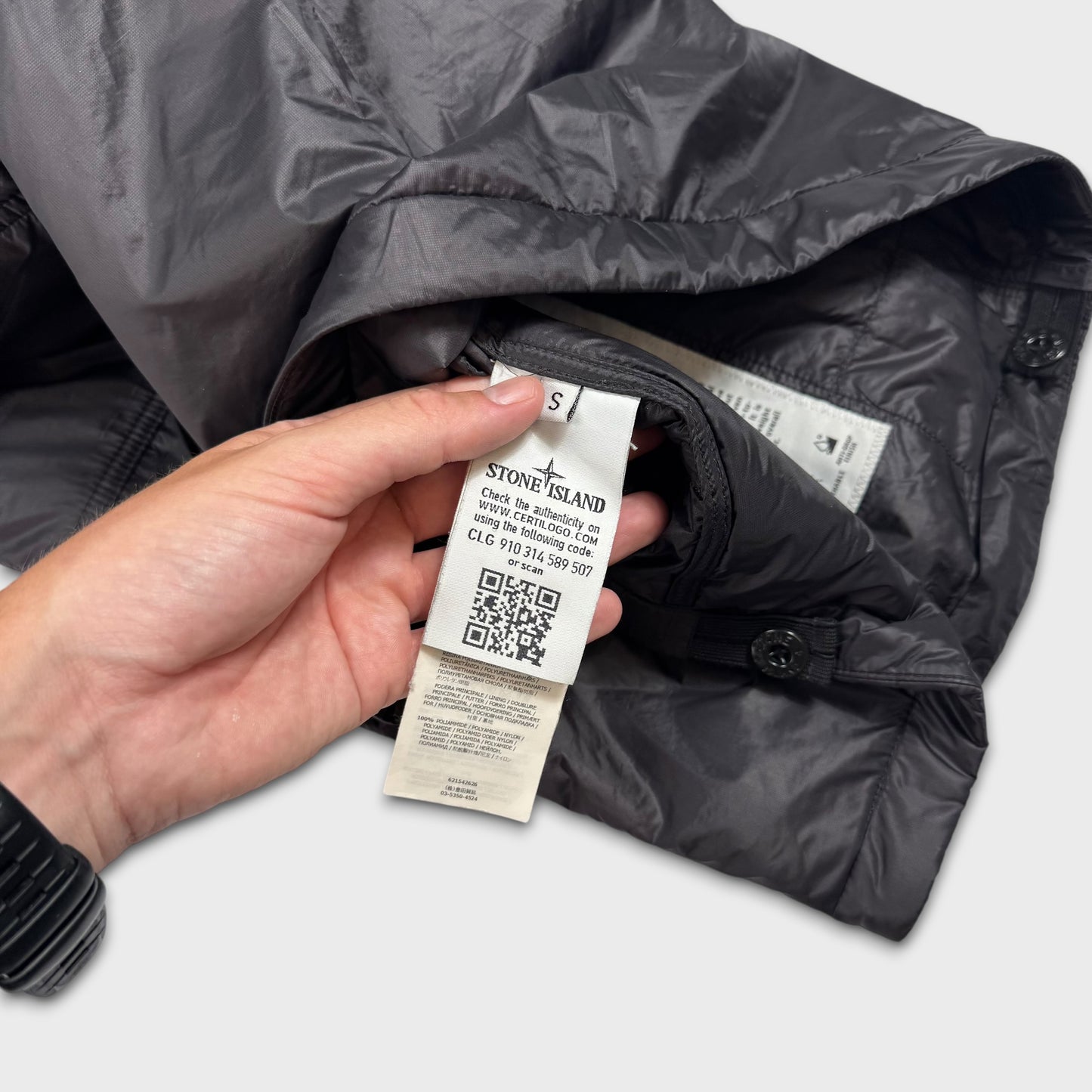 Stone Island MicroRipstop Primaloft Insulation Technology Jacket S