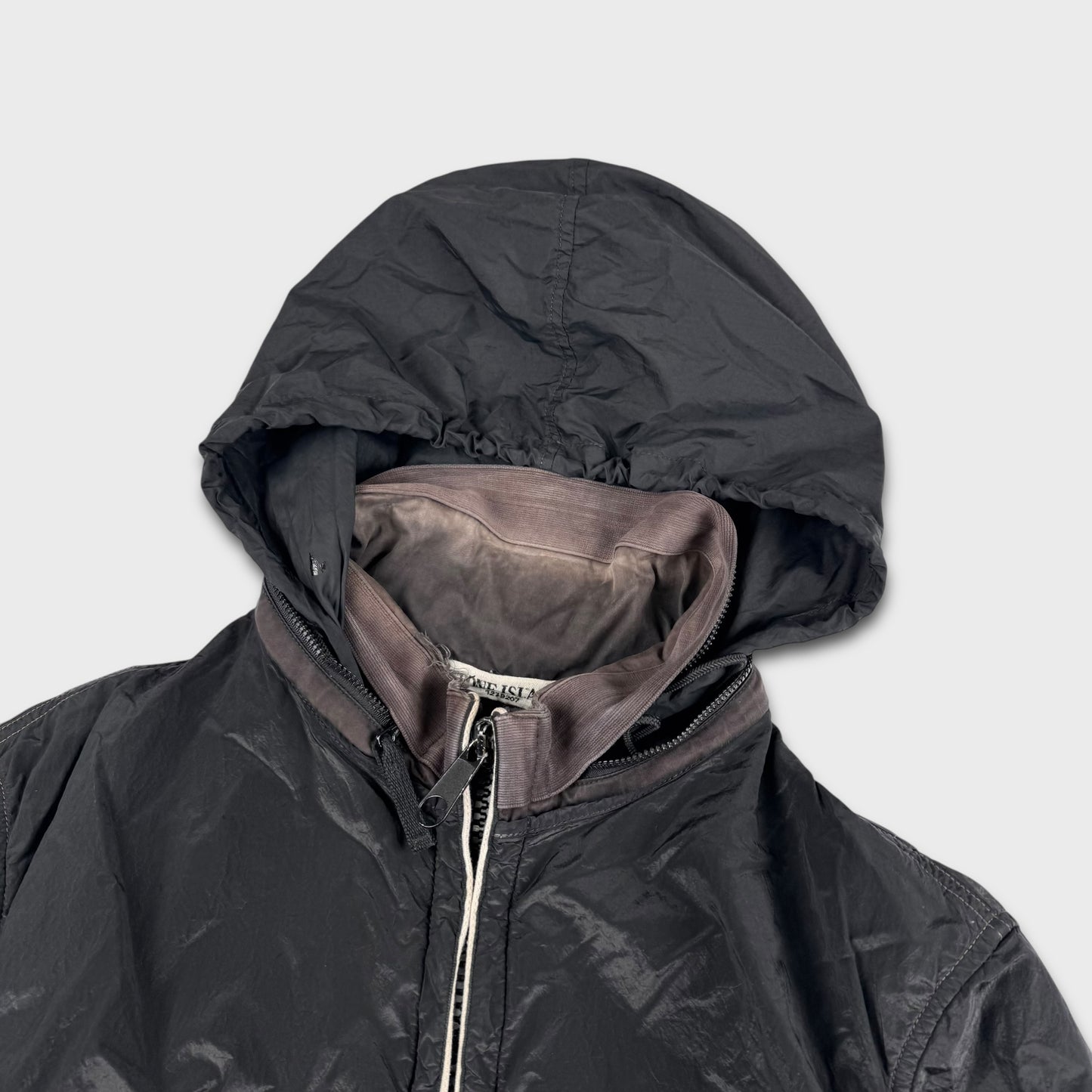 Stone Island Black Nylon Shimmer Jacket M/L