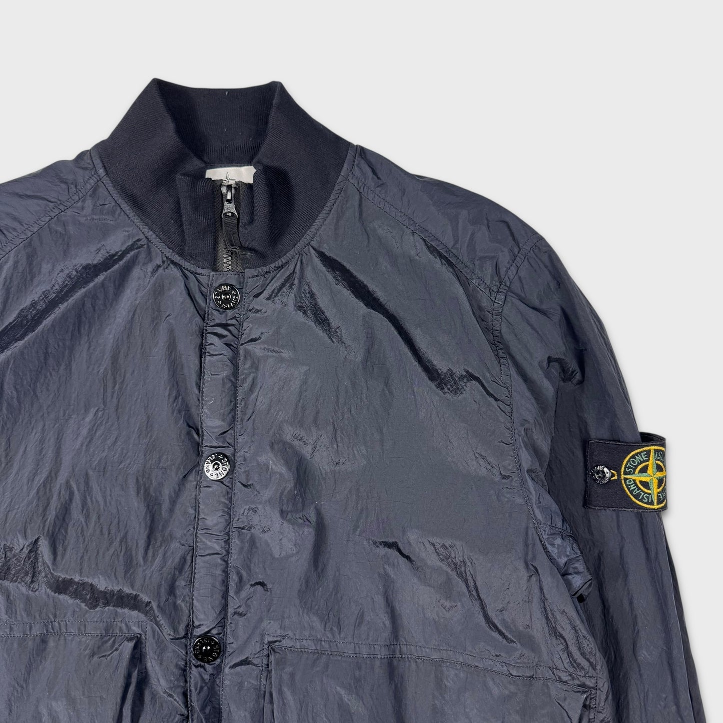 Stone Island Navy Nylon Metal Watro Jacket XL