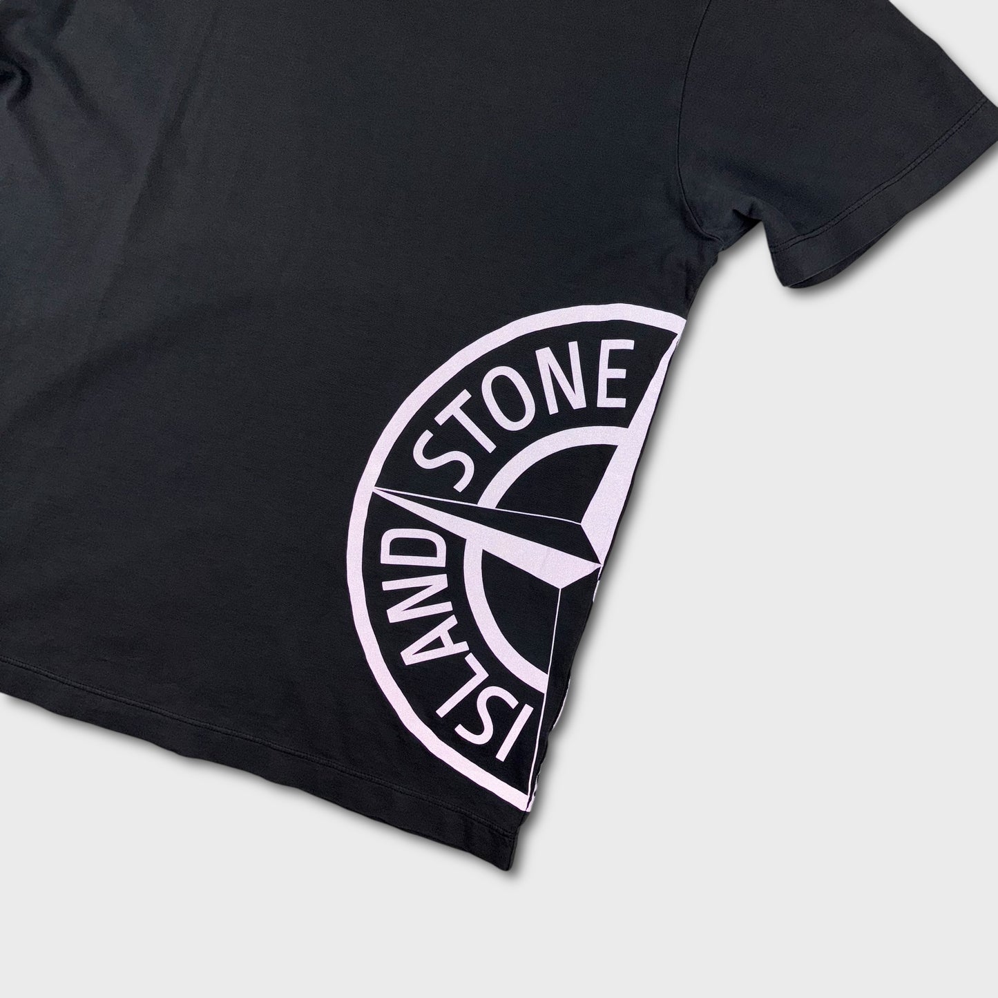 Stone Island Charcoal Reflective T-Shirt L