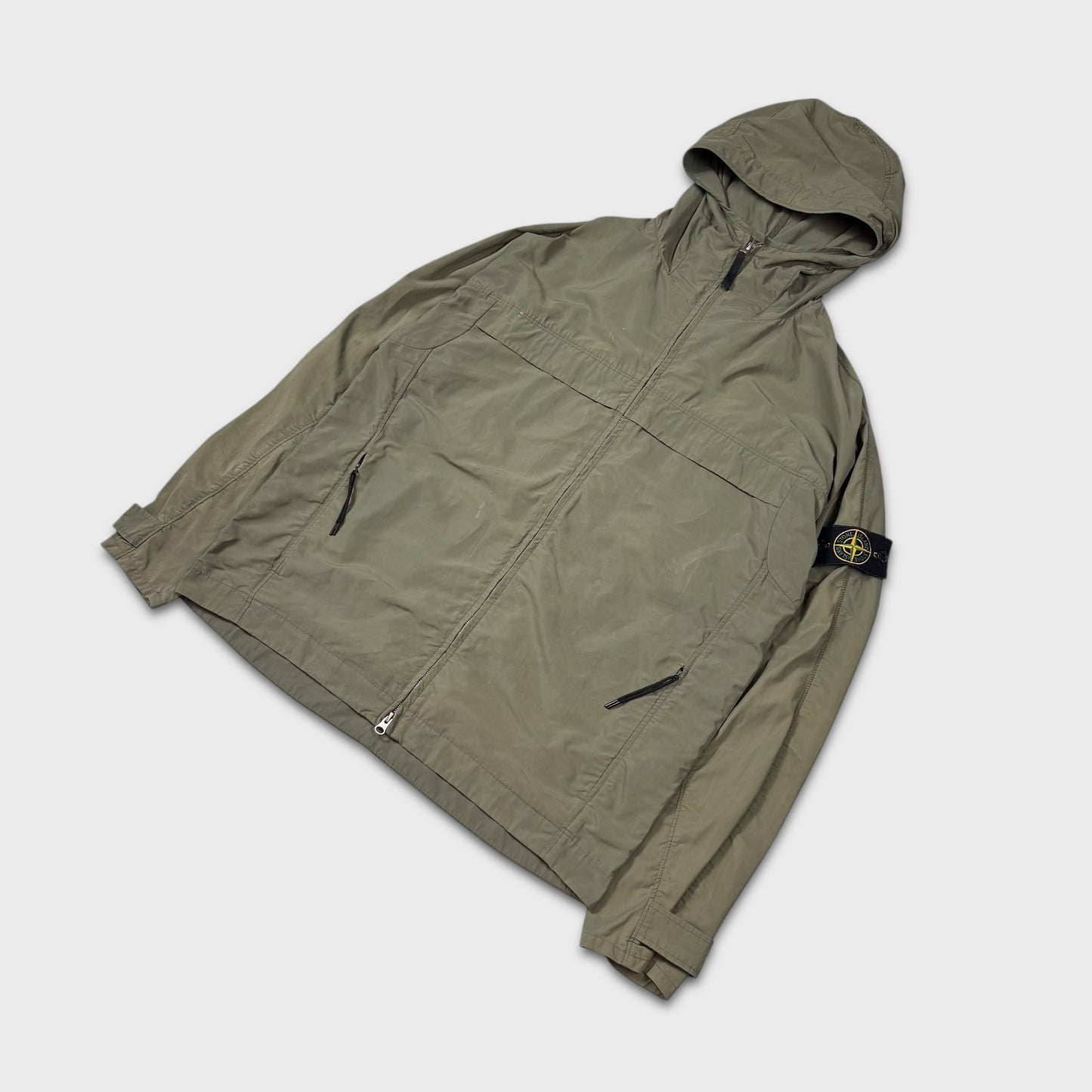 Stone Island Olive Micro Reps Jacket L