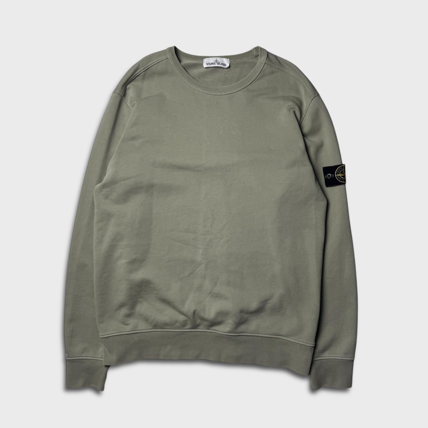 Stone Island Olive Green Crewneck XL