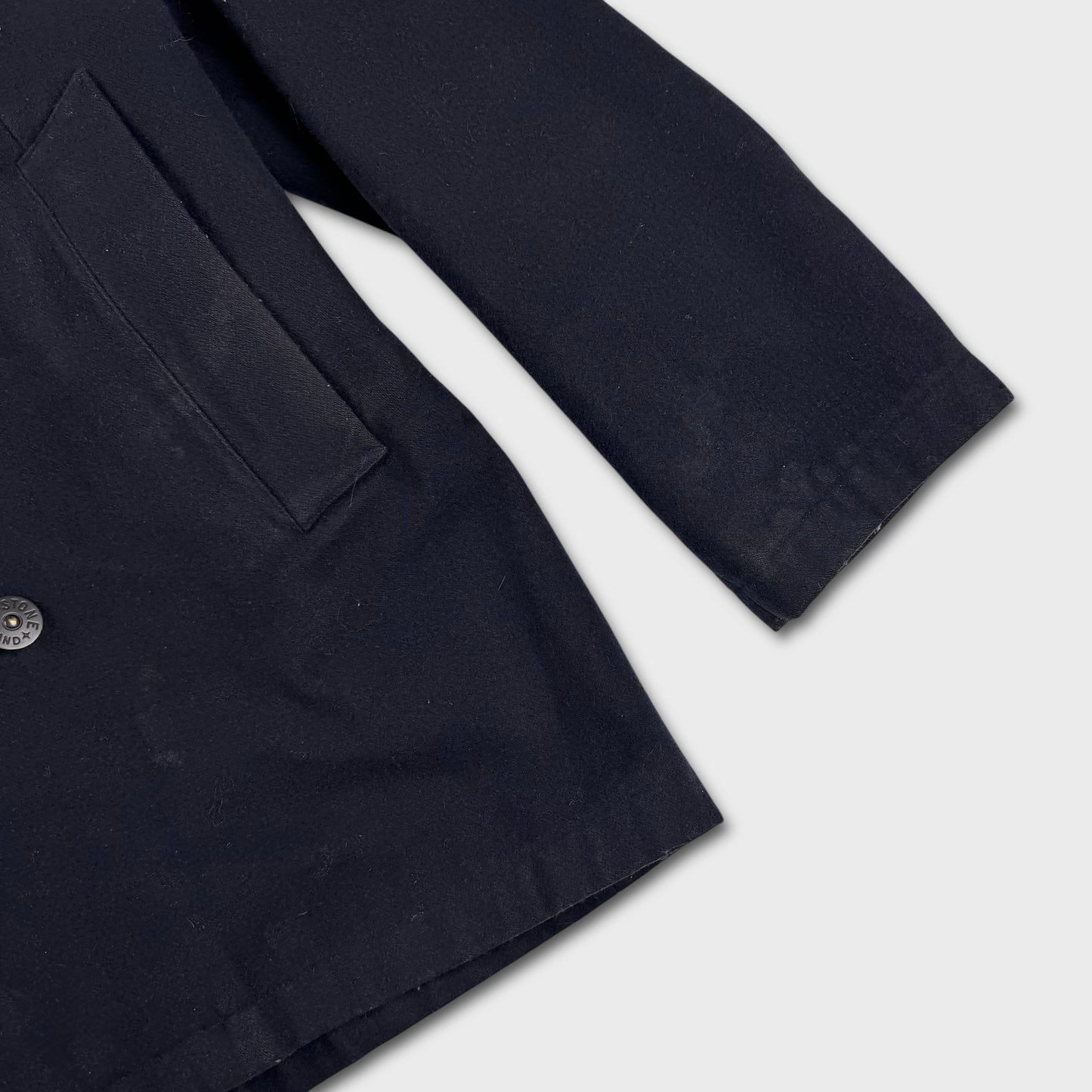 Stone Island AW2001 Heavy Wool Duffle Jacket L