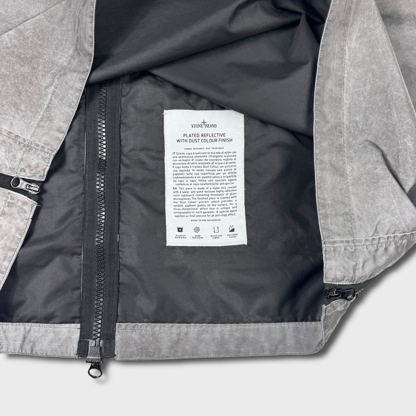 Stone Island Plated Reflective Special Process Parka Jacket XXL