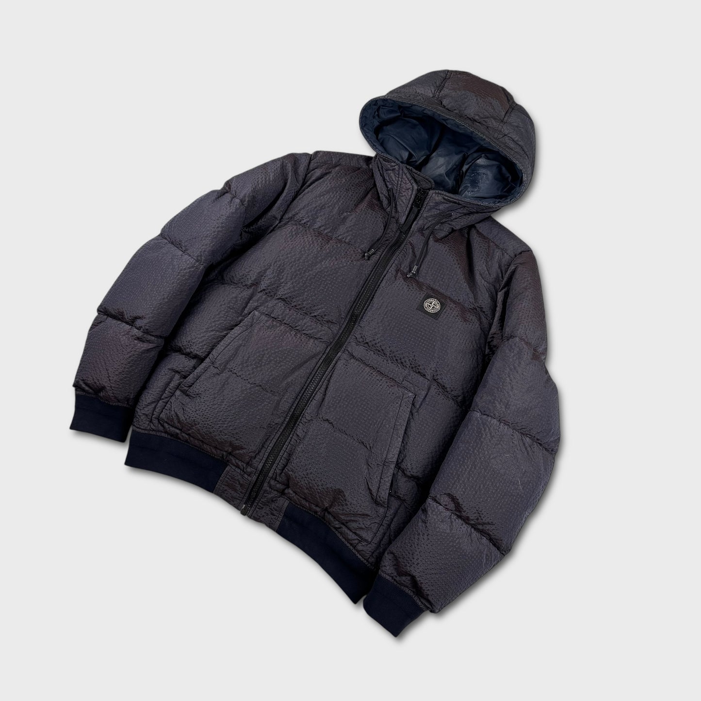 Stone Island Purple Poly Colour Down Frame-TC Puffer Jacket M